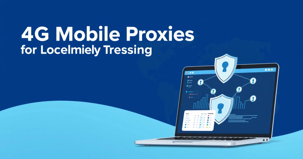 4G Mobile Proxies for Localization Testing