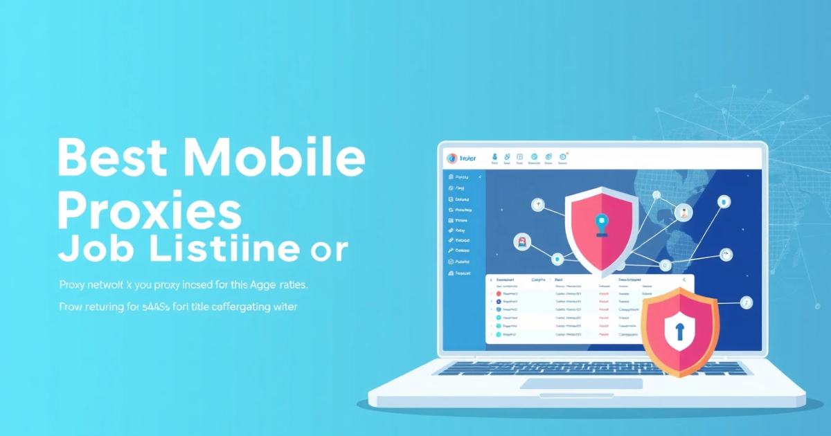 Best Mobile Proxies for Job Listing Aggregation