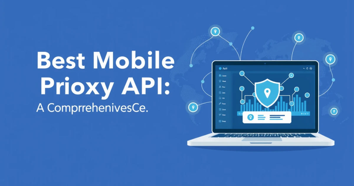 Best Mobile Proxy API: A Comprehensive Guide