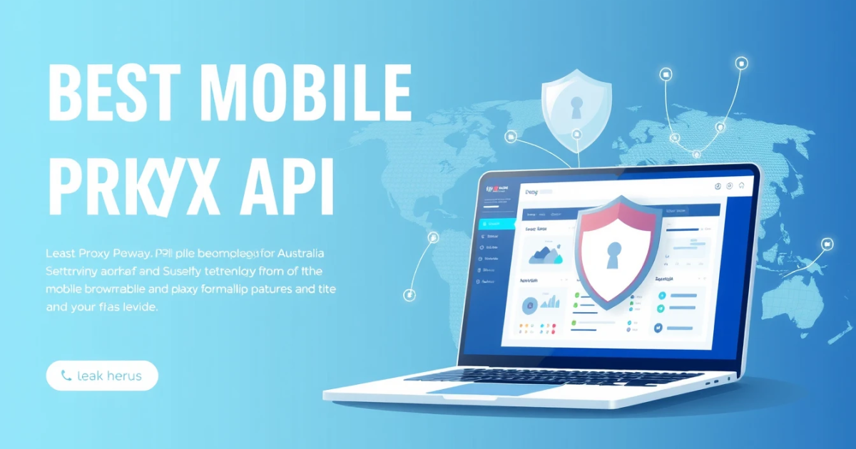 Best Mobile Proxy API for Australia