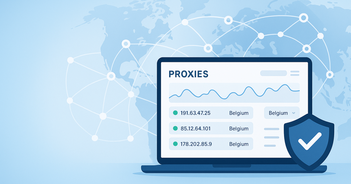 Best Proxy Reseller API for Belgium