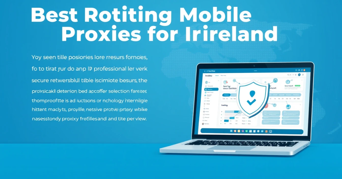 Best Rotating Mobile Proxies for Ireland