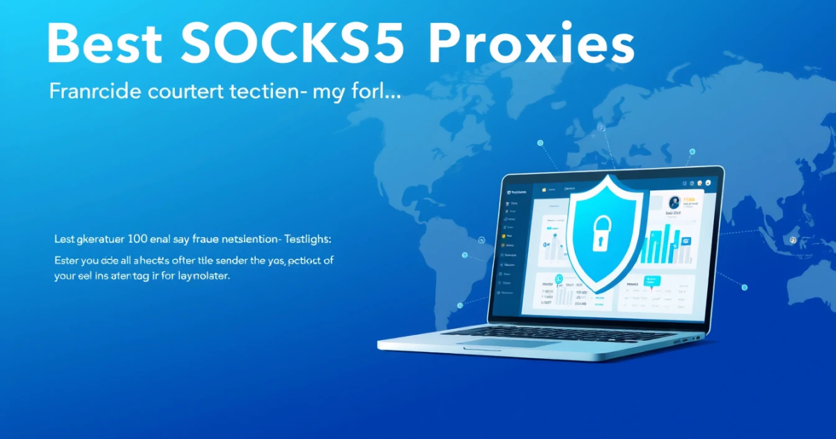 Best SOCKS5 Proxies for Fraud Prevention Testing
