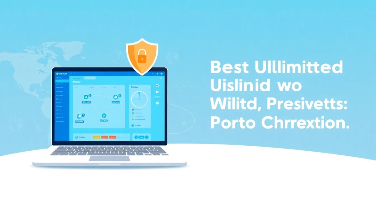 Best Unlimited Bandwidth Proxies for Financial Data Collection
