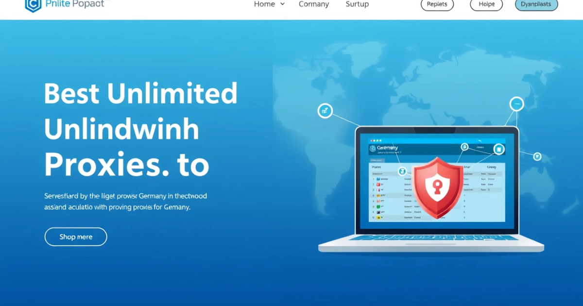 Best Unlimited Bandwidth Proxies for Germany