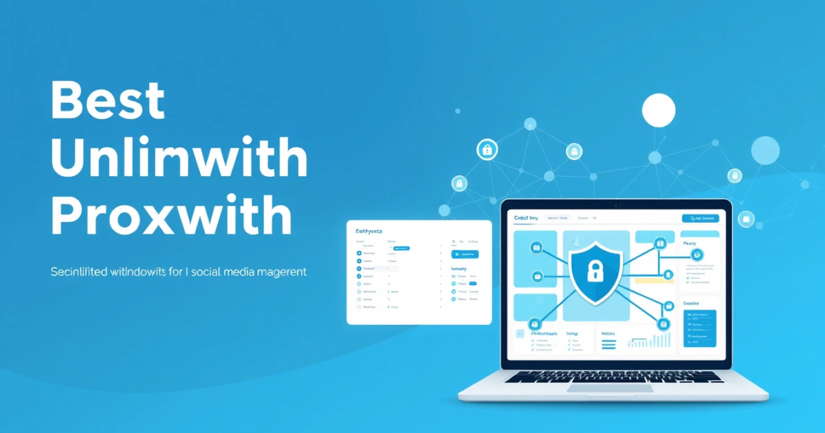 Best Unlimited Bandwidth Proxies for Social Media Management