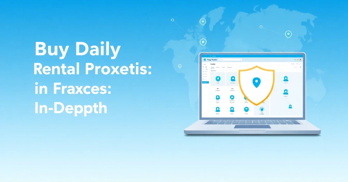 Buy Daily Rental Proxies in France: An In-Depth Guide