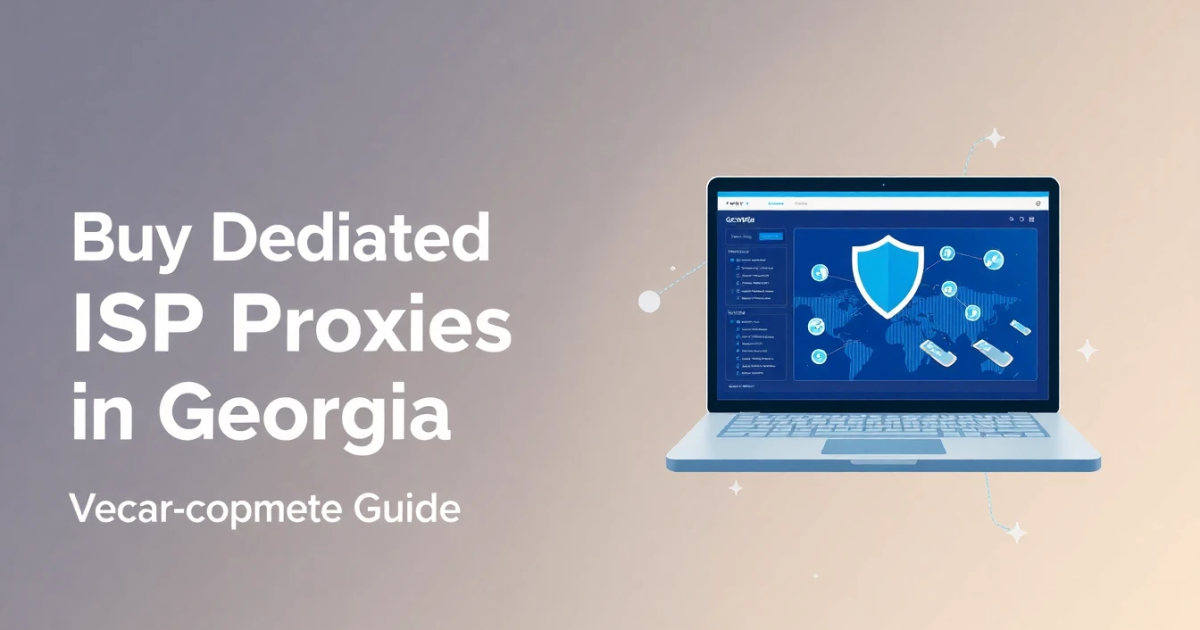 Buy Dedicated ISP Proxies in Georgia: Your Complete Guide