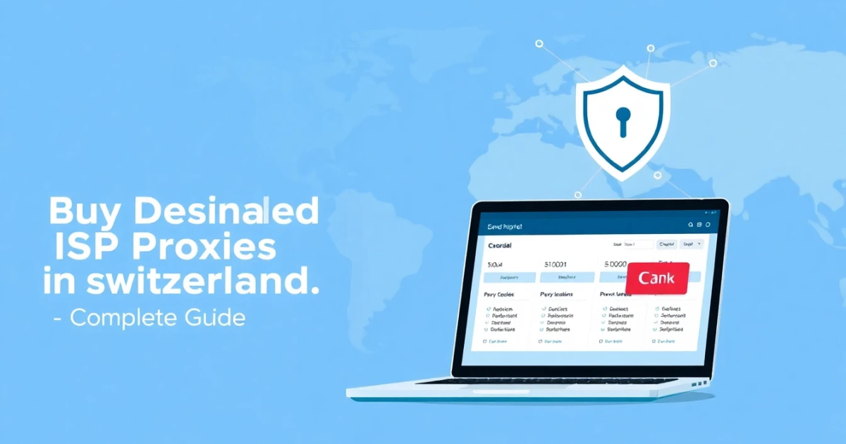 Buy Dedicated ISP Proxies in Switzerland: Complete Guide