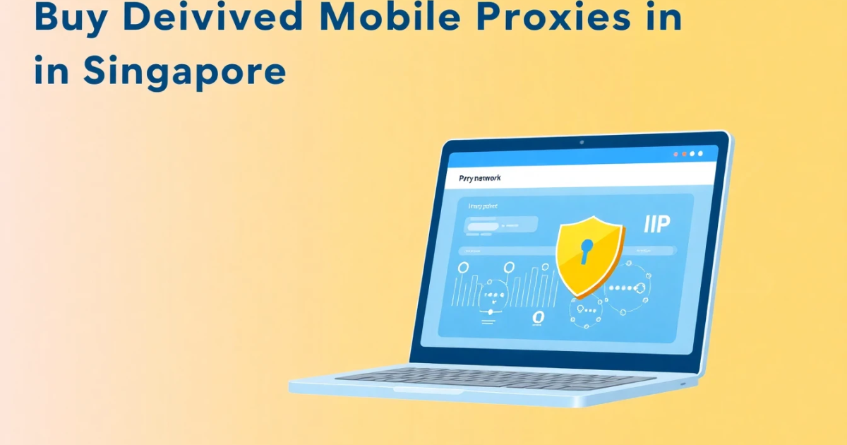 Buy Dedicated Mobile Proxies in Singapore: A Comprehensive Guide