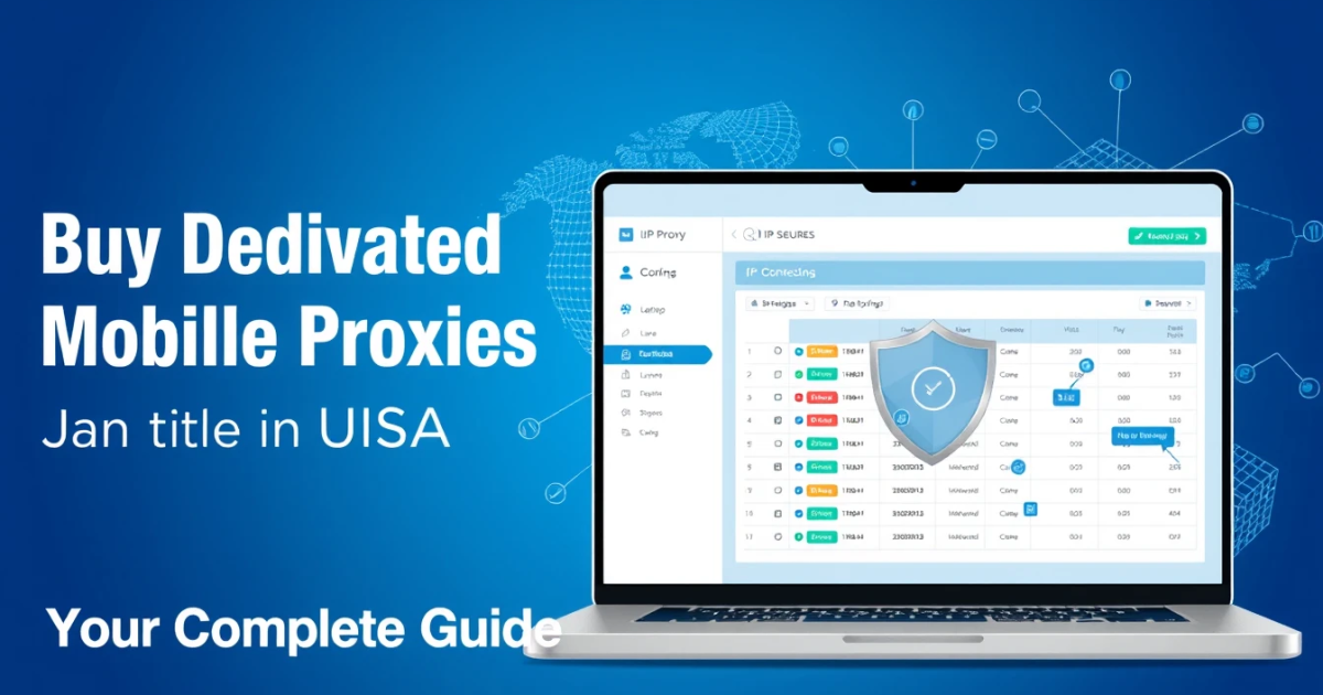 Buy Dedicated Mobile Proxies in USA: Your Complete Guide