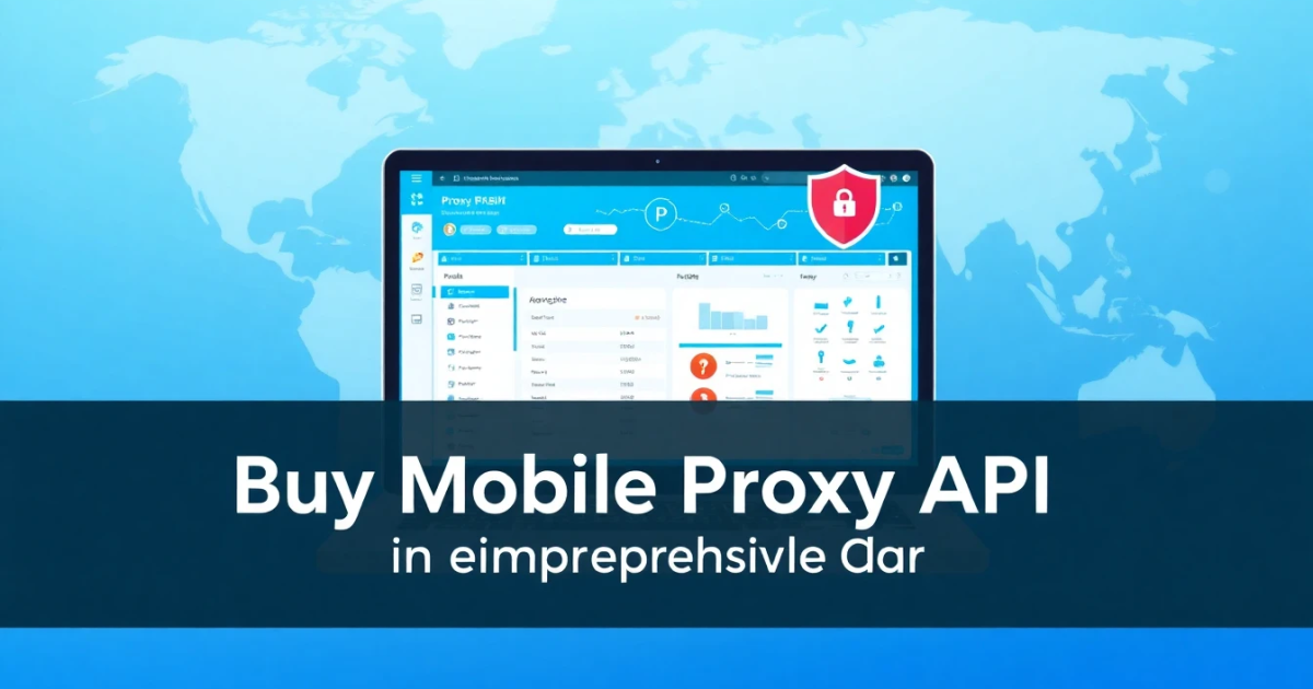 Buy Mobile Proxy API in Turkey: A Comprehensive Guide