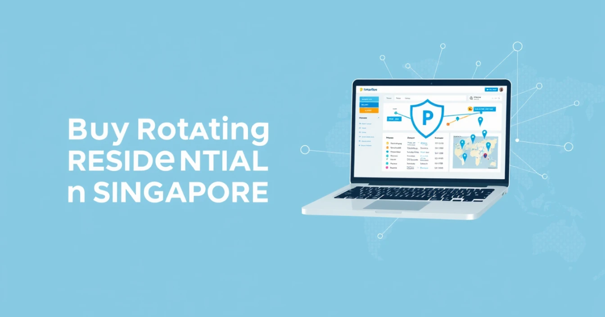 Buy Rotating Residential Proxies in Singapore