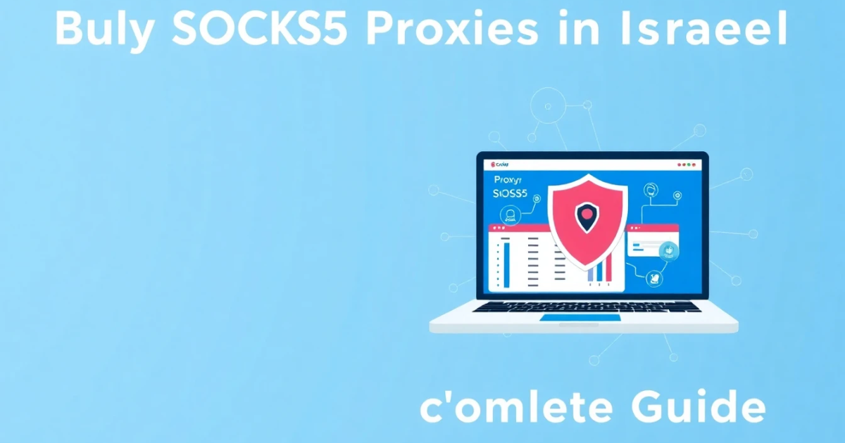 Buy SOCKS5 Proxies in Israel: Your Complete Guide