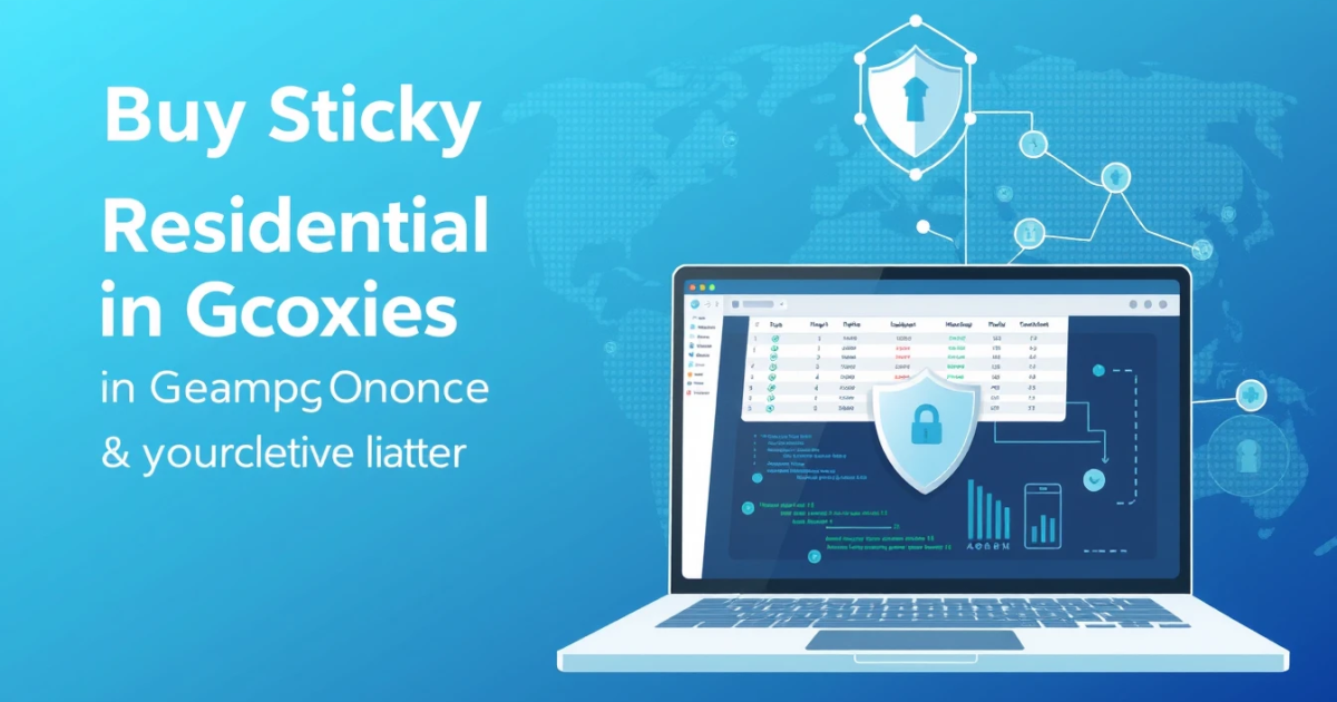Buy Sticky Residential Proxies in Georgia: A Comprehensive Guide