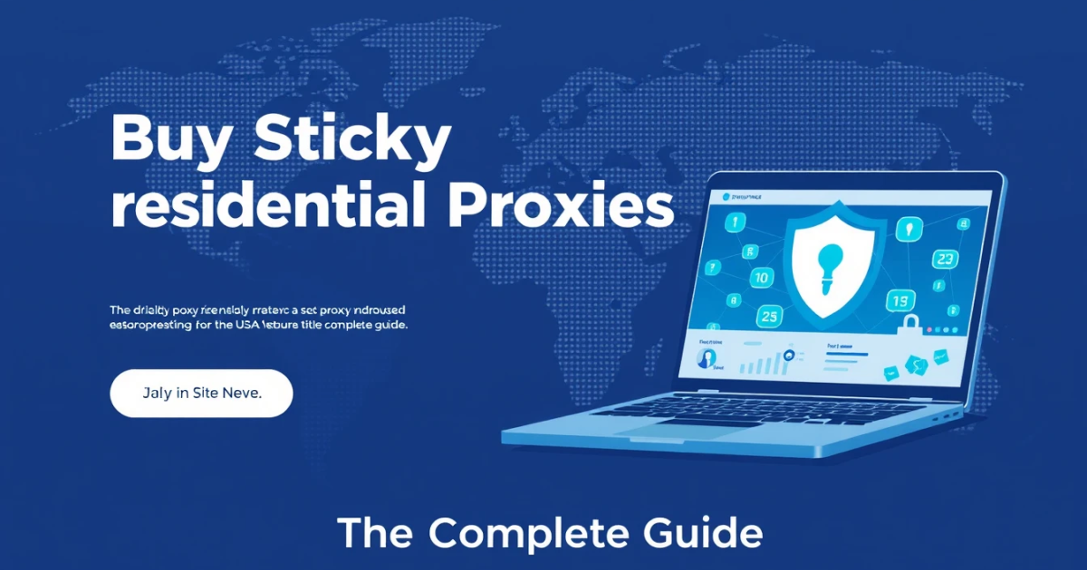 Buy Sticky Residential Proxies in the USA: Your Complete Guide
