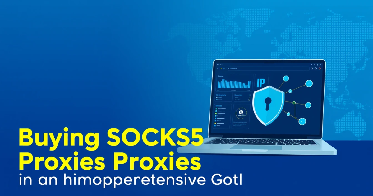 Buying SOCKS5 Proxies in India: A Comprehensive Guide