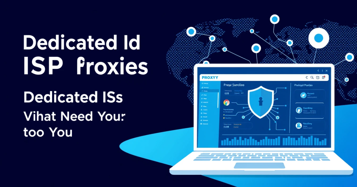 Dedicated ISP Proxies: What You Need to Know
