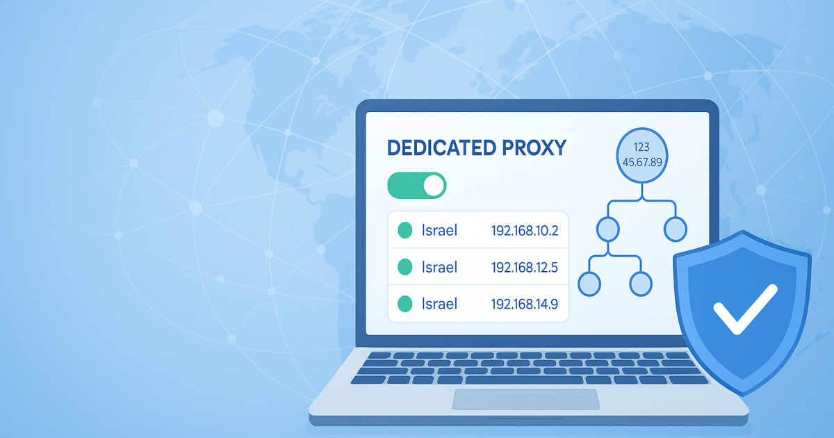 Dedicated Mobile Proxies in Israel: Everything You Need to Know