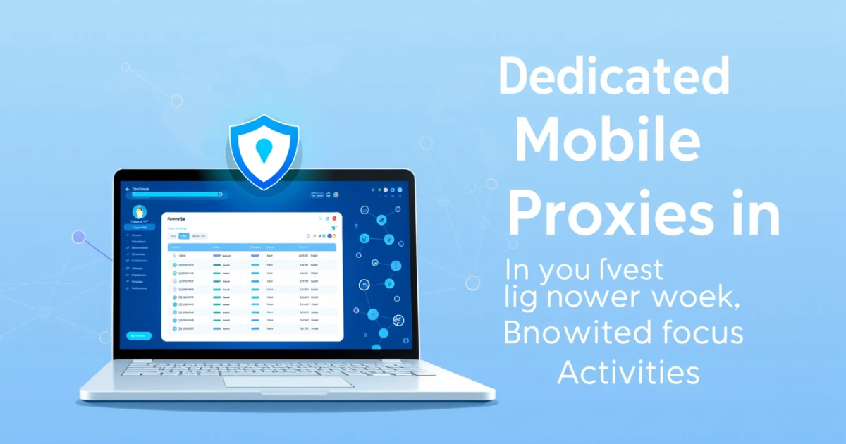 Dedicated Mobile Proxies in Malaysia: Empower Your Online Activities