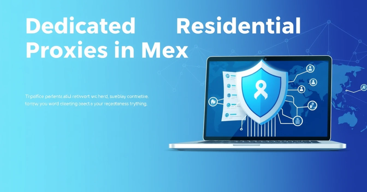 Dedicated Residential Proxies in Mexico: Unlocking Seamless Browsing