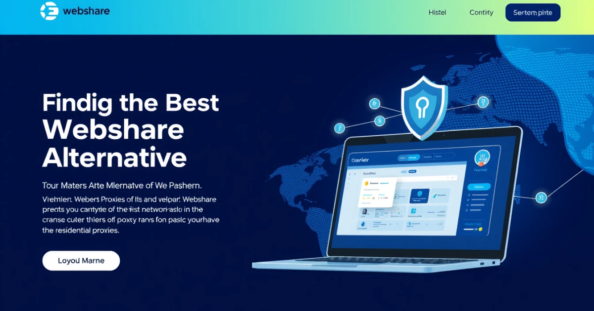 Finding the Best Webshare Alternative for Residential Proxies