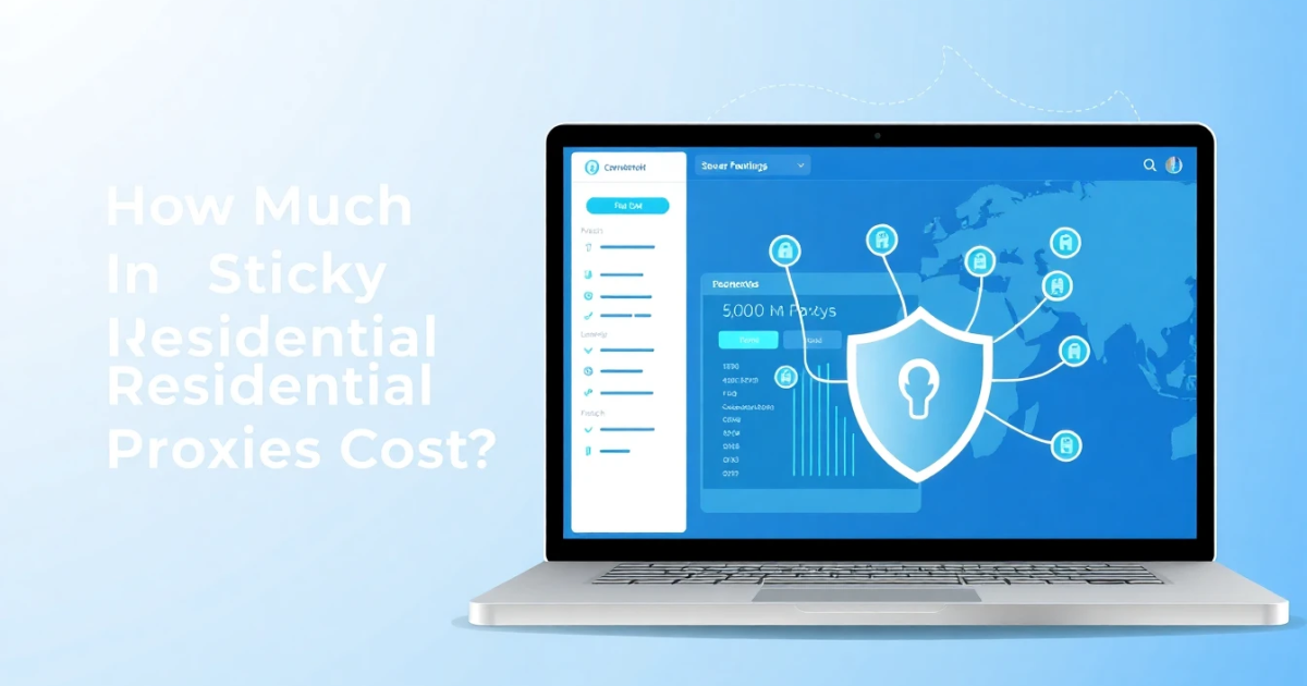 How Much Do Sticky Residential Proxies Cost?