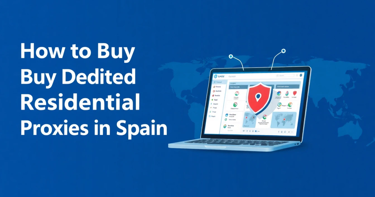 How to Buy Dedicated Residential Proxies in Spain