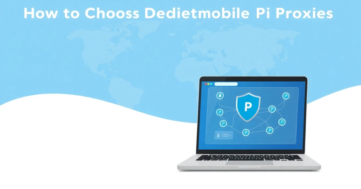 How to Choose Dedicated Mobile Proxies