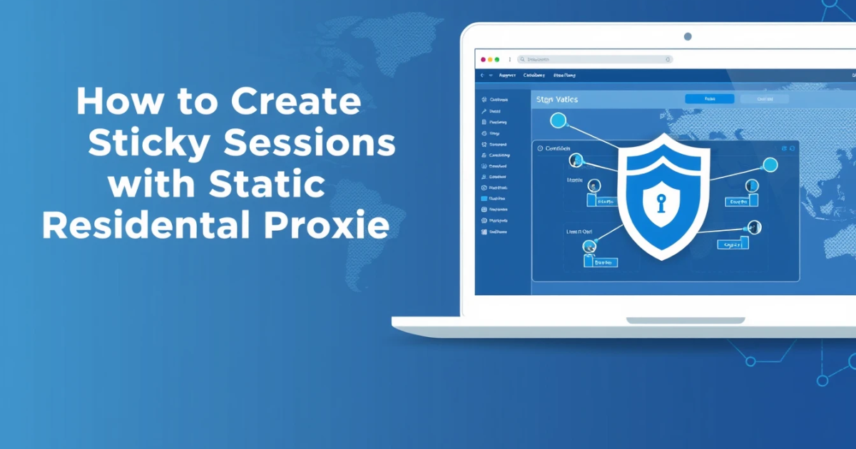 How to Create Sticky Sessions with Static Residential Proxies