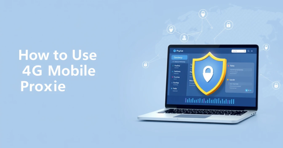 How to Use 4G Mobile Proxies for eCommerce Research