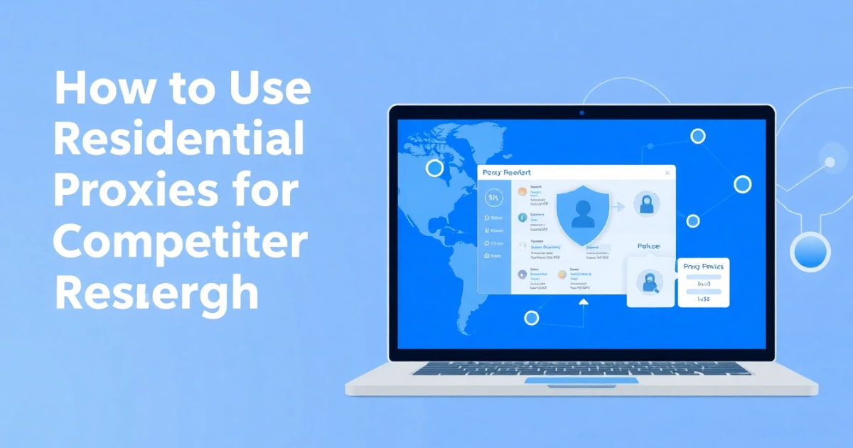 How to Use Residential Proxies for Competitor Research