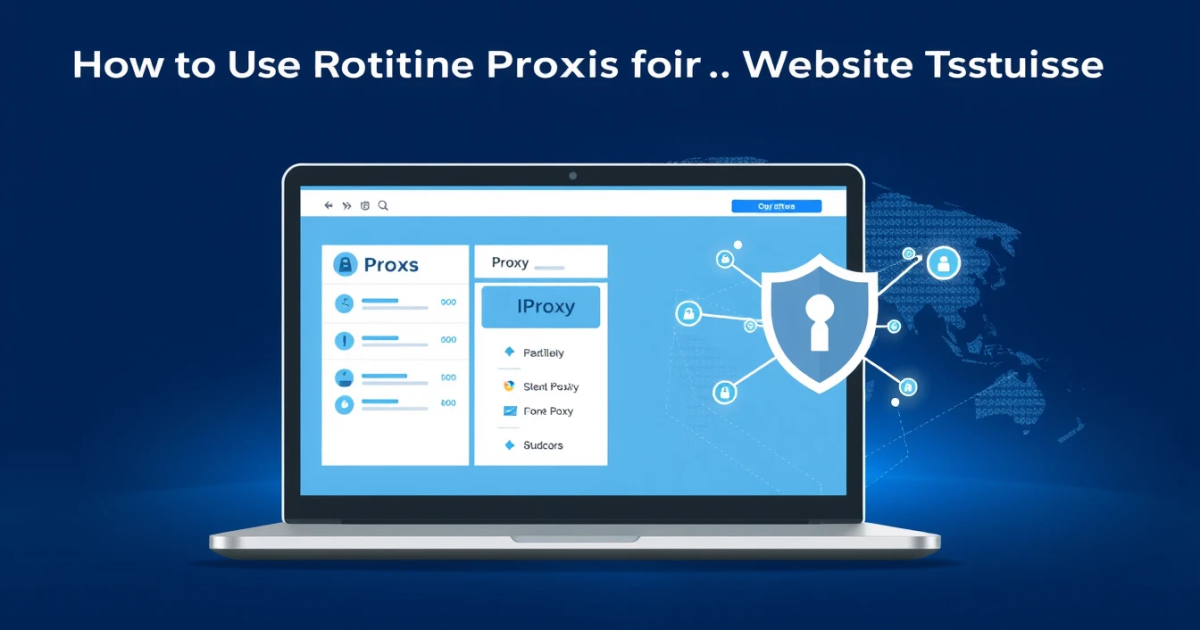 How to Use Rotating Proxies for Website Testing