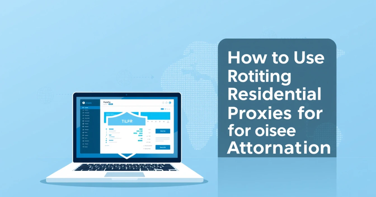 How to Use Rotating Residential Proxies for Browser Automation