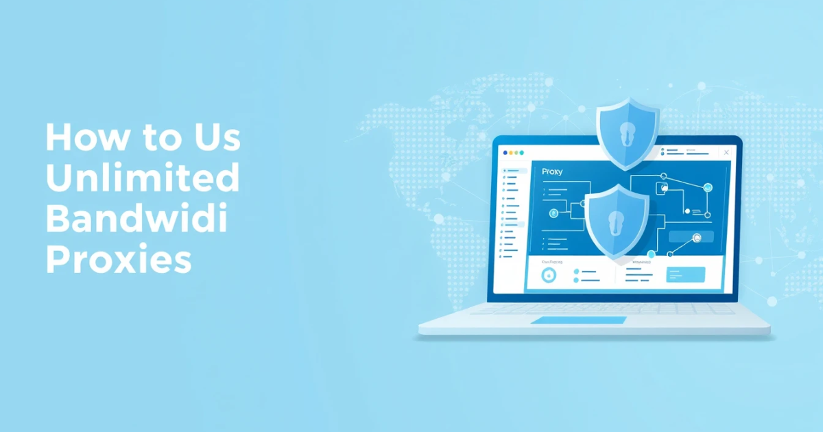 How to Use Unlimited Bandwidth Proxies for Ad Verification