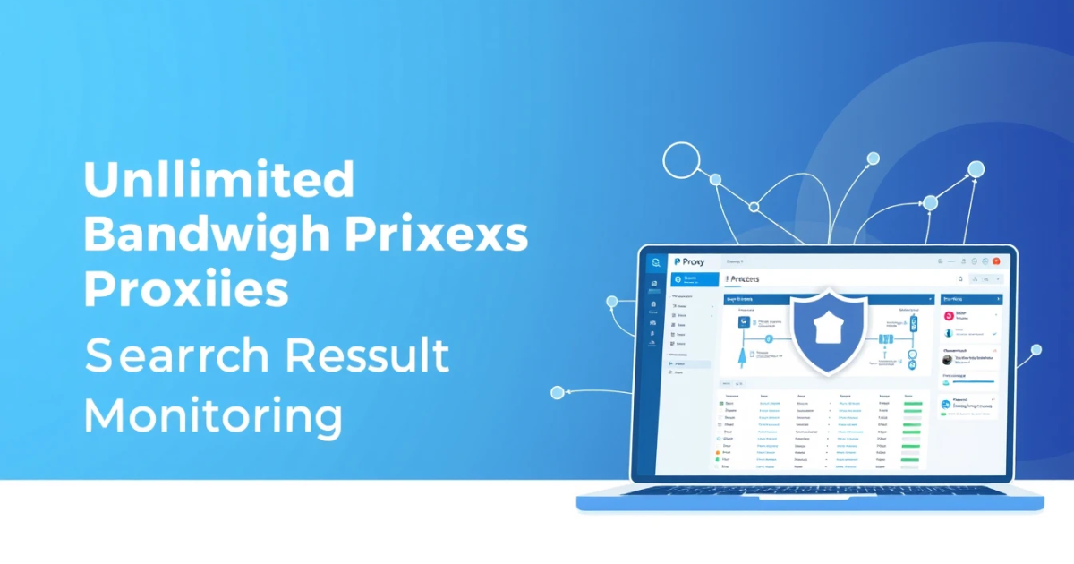 How to Use Unlimited Bandwidth Proxies for Search Result Monitoring