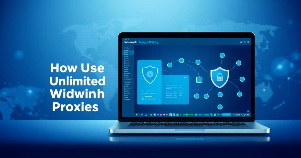 How to Use Unlimited Bandwidth Proxies for Social Media Management