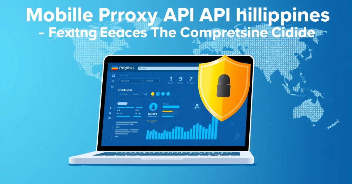 Mobile Proxy API Philippines: A Comprehensive Guide
