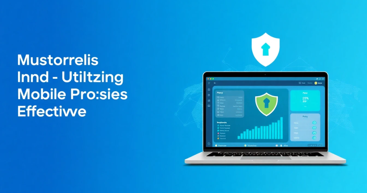Mobile Proxy Australia: Understanding and Utilizing Mobile Proxies Effectively