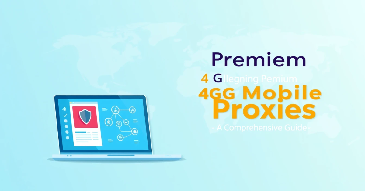 Premium 4G Mobile Proxies: A Comprehensive Guide