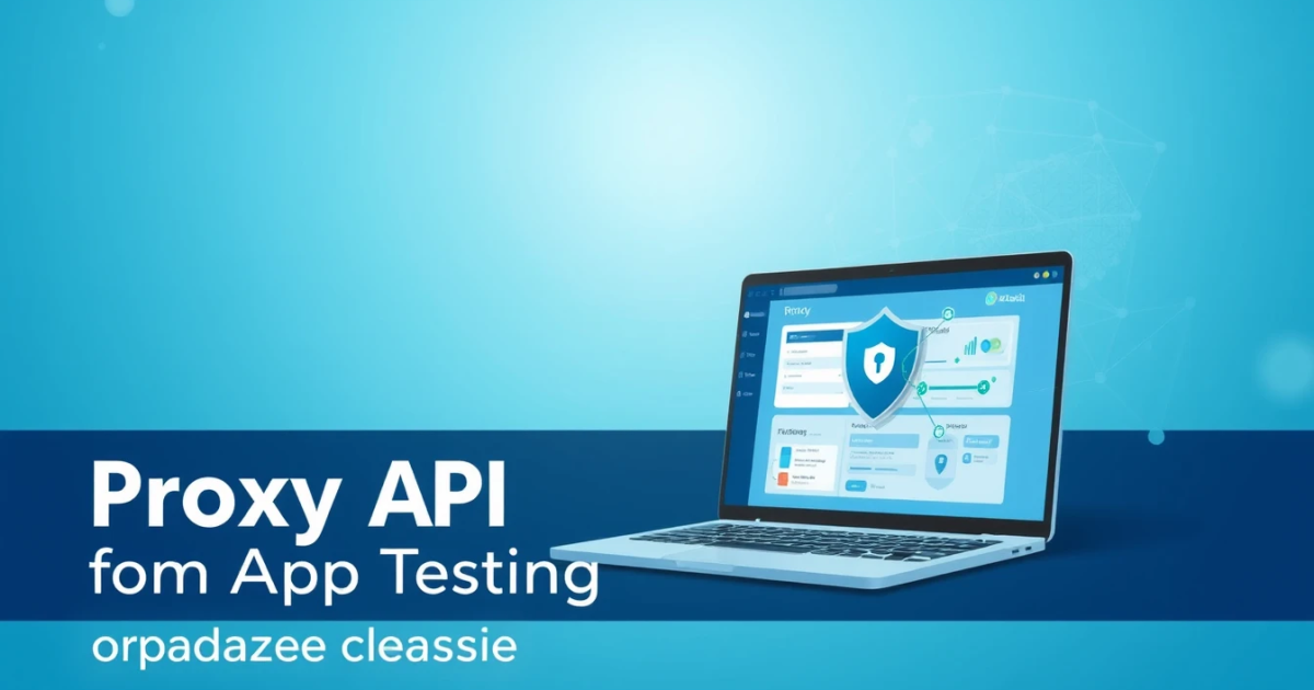 Proxy API for App Testing: A Comprehensive Guide