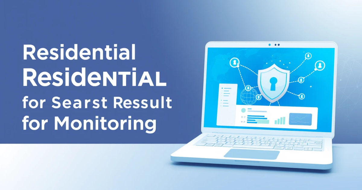 Residential Proxies for Search Result Monitoring