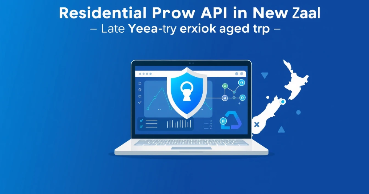 Residential Proxy API in New Zealand: What You Need to Know