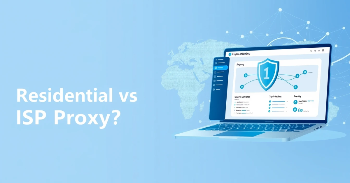 Residential vs ISP Proxy: Which One is Right for You?