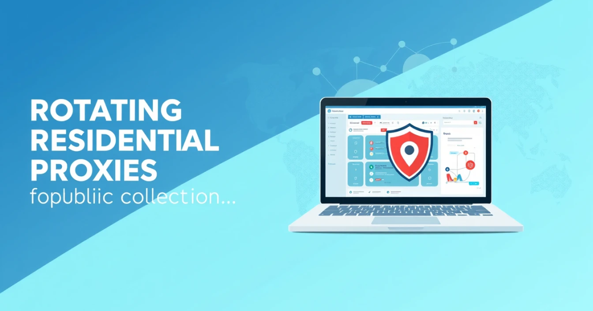 Rotating Residential Proxies for Public Data Collection