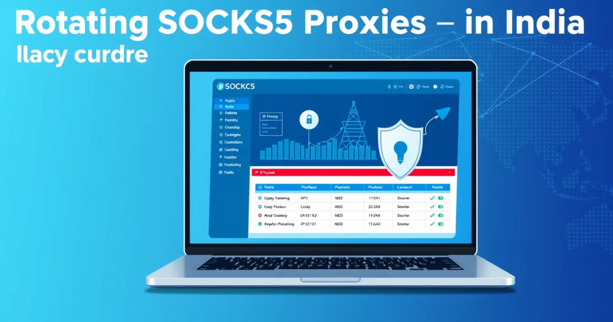 Rotating SOCKS5 Proxies in India: The Complete Guide