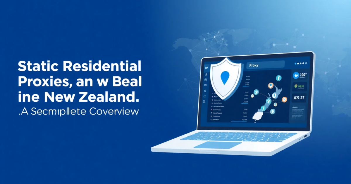 Static Residential Proxies in New Zealand: A Complete Overview