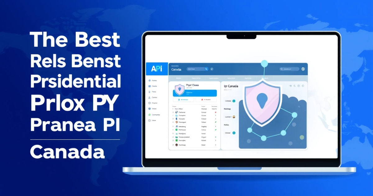 The Best Residential Proxy API for Canada