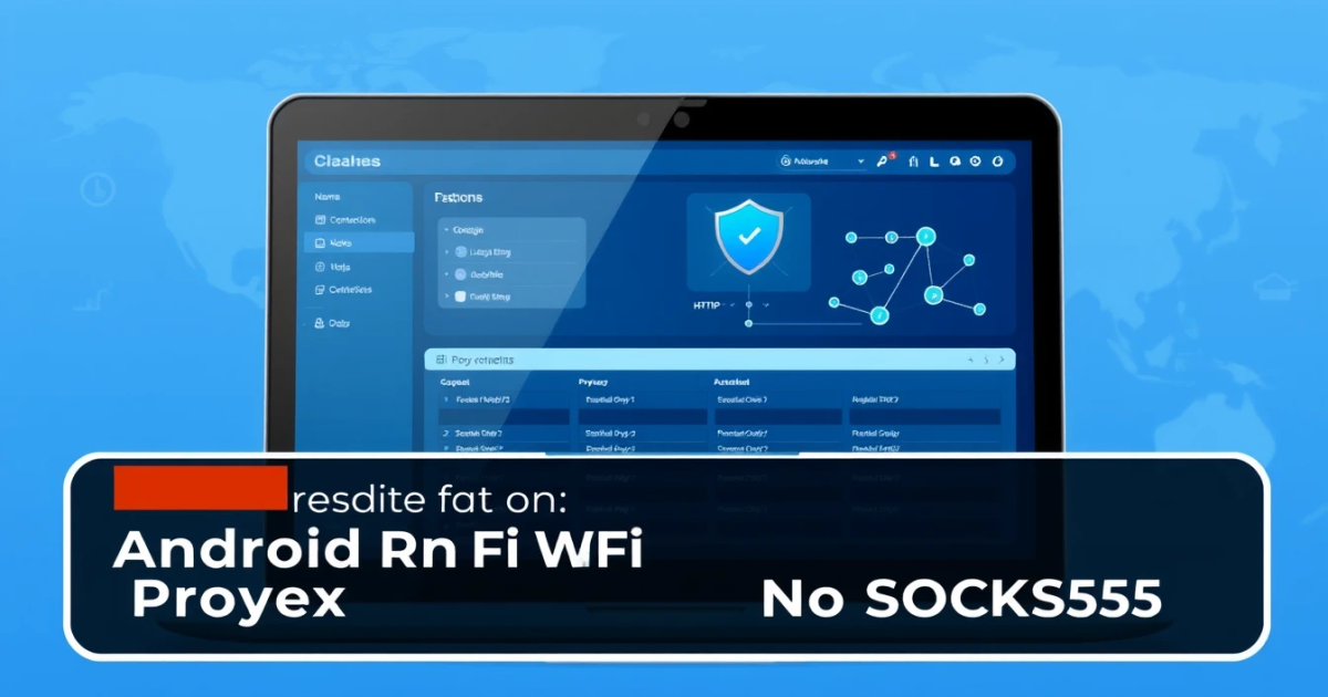 Understanding Android Wi-Fi Proxy Settings: HTTP Only, No SOCKS5