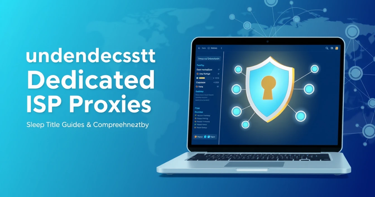 Understanding Dedicated ISP Proxies: A Comprehensive Guide